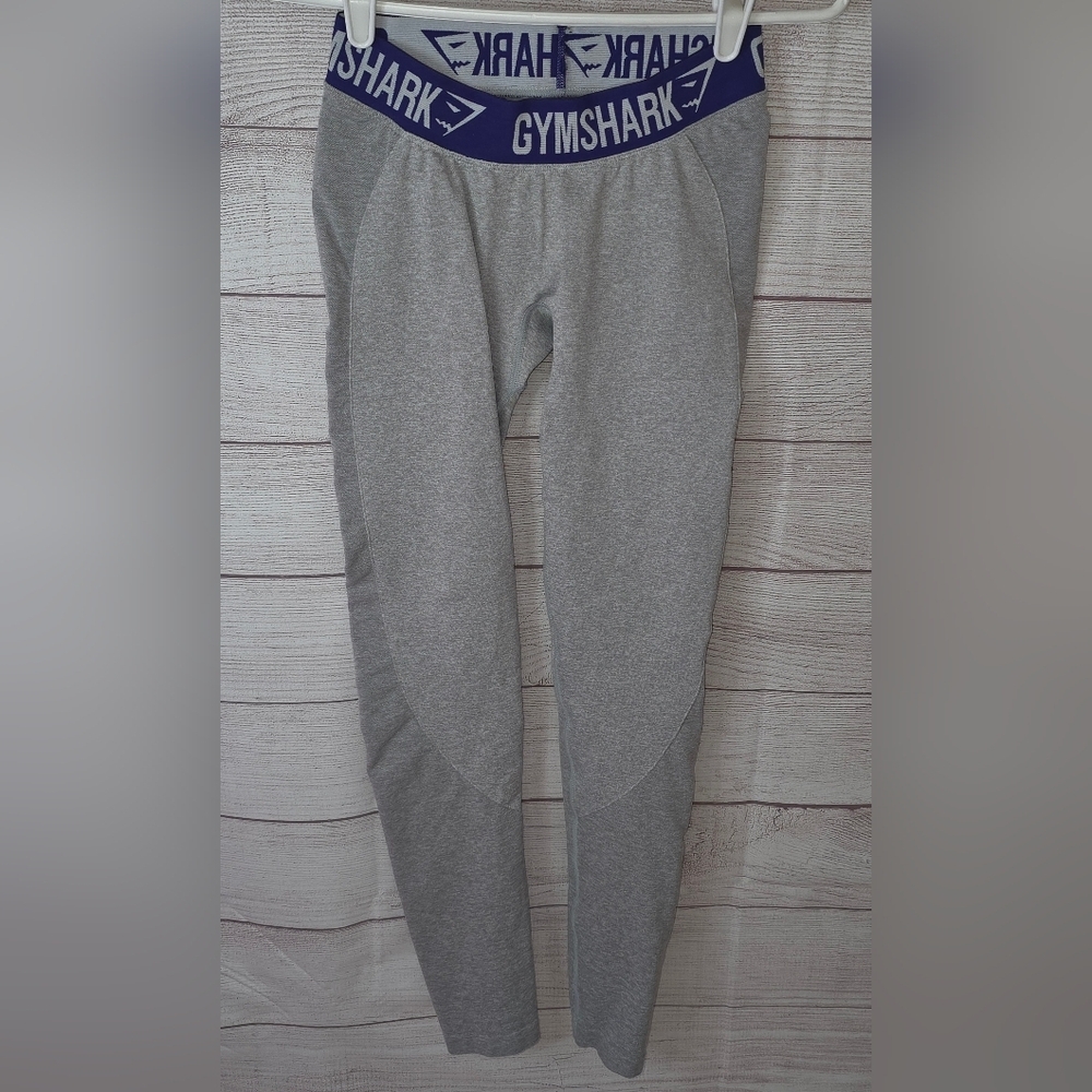 Gymshark Flex High Waist Leggings with Navy Logo Waistband Size Small